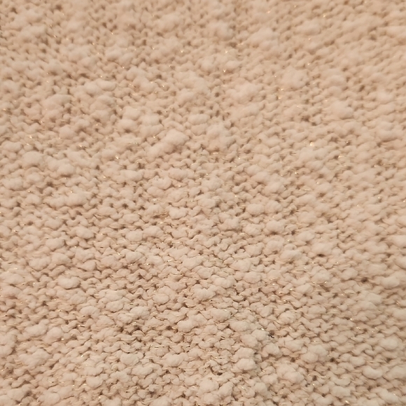 Justice Cream Knit Sweater With Lace Details Size 8 - Picture 4 of 7